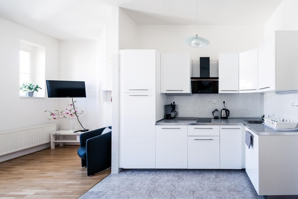 Modern Apartment Riegrovy Sady Prague Room photo